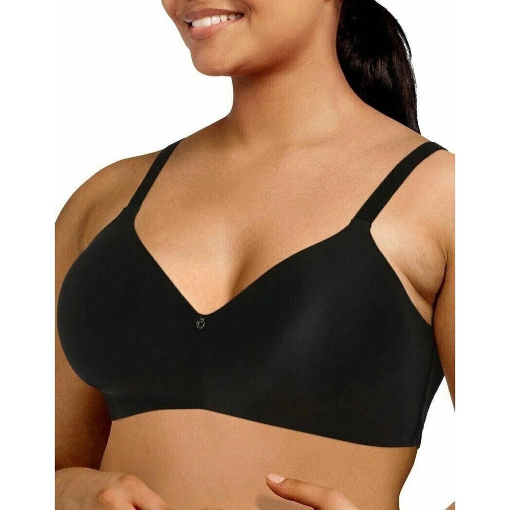 Chantelle C Comfort Wirefree Comfort Bra Black 32DDDD 32F NEW C13G20 Wireless
